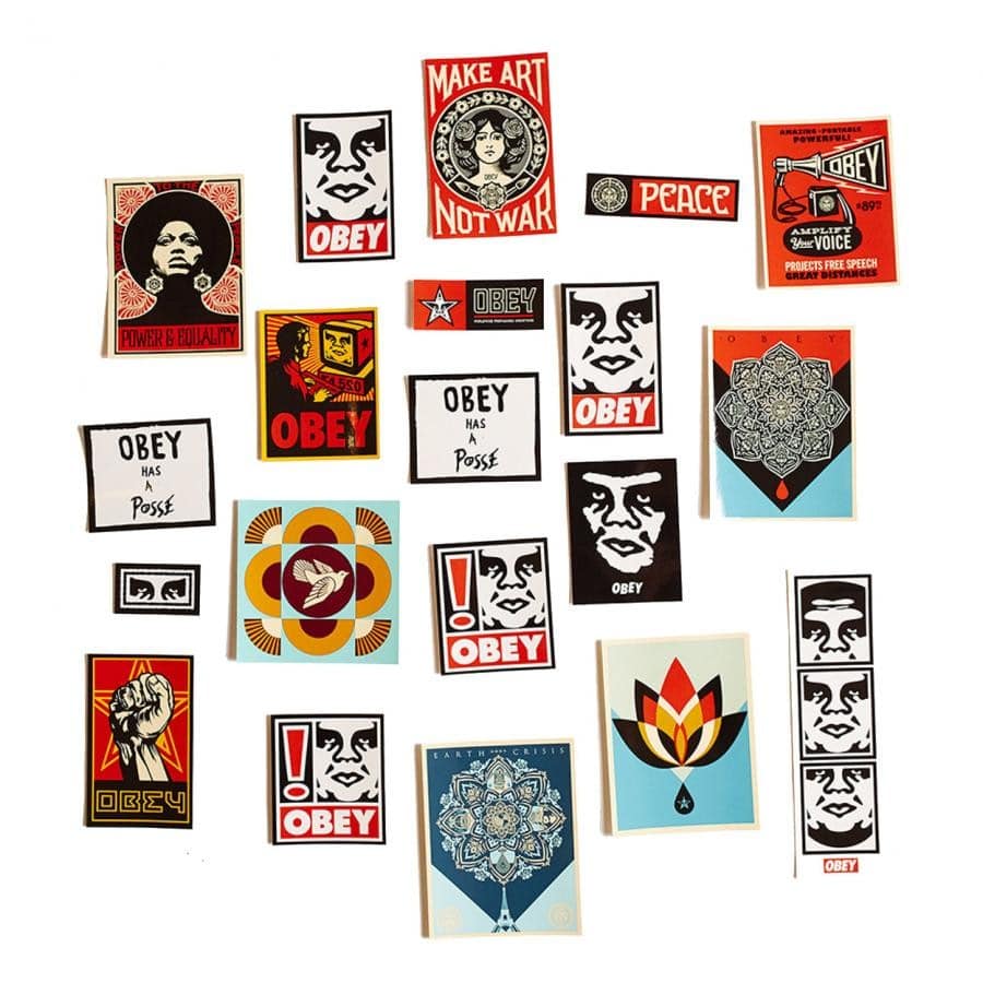 オベイ ステッカー OBEY STICKER PACK 5 - スケートボード