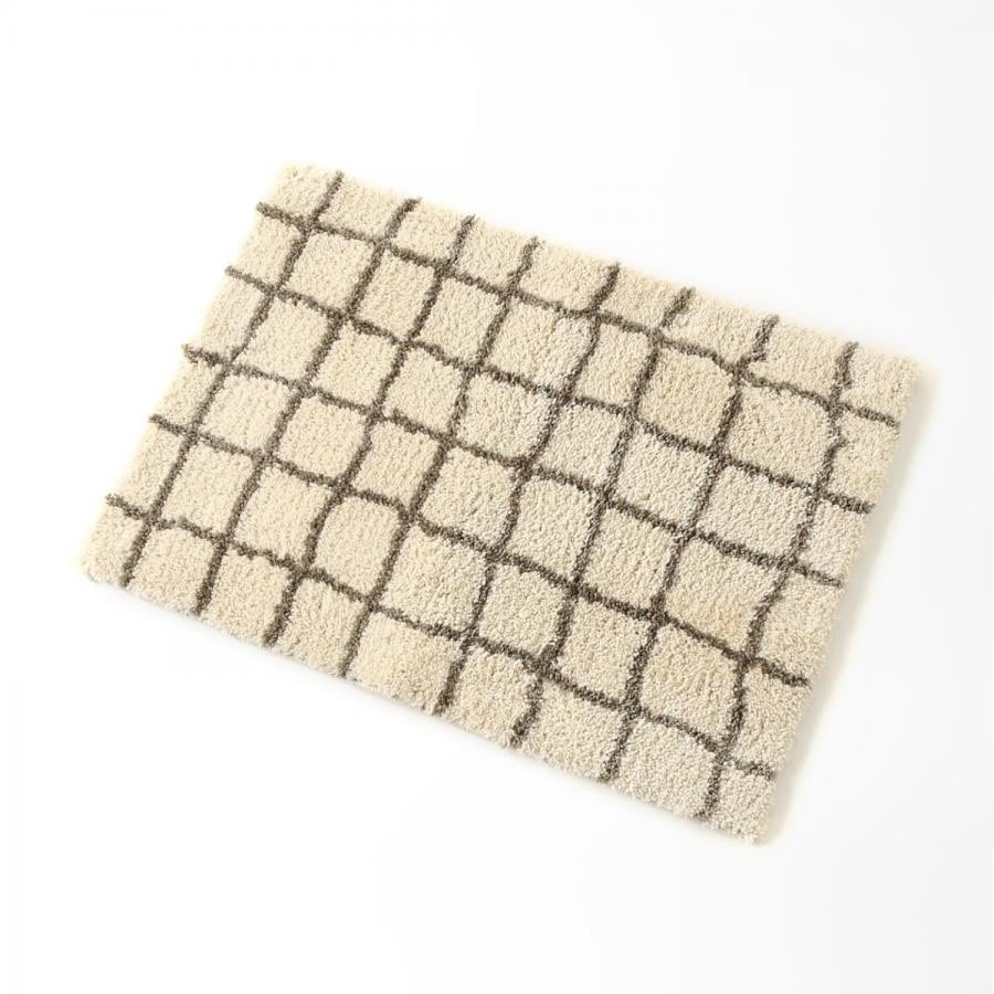 GRID MAT 50x70 グリッド マット ナチュラル　013 ナチュラル