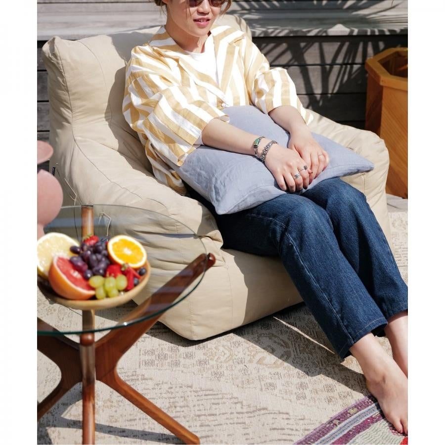 ［OUTPUT LIFE］compression garden sofa コンプレッションガーデンソファ 自動膨張式  023 カーキ