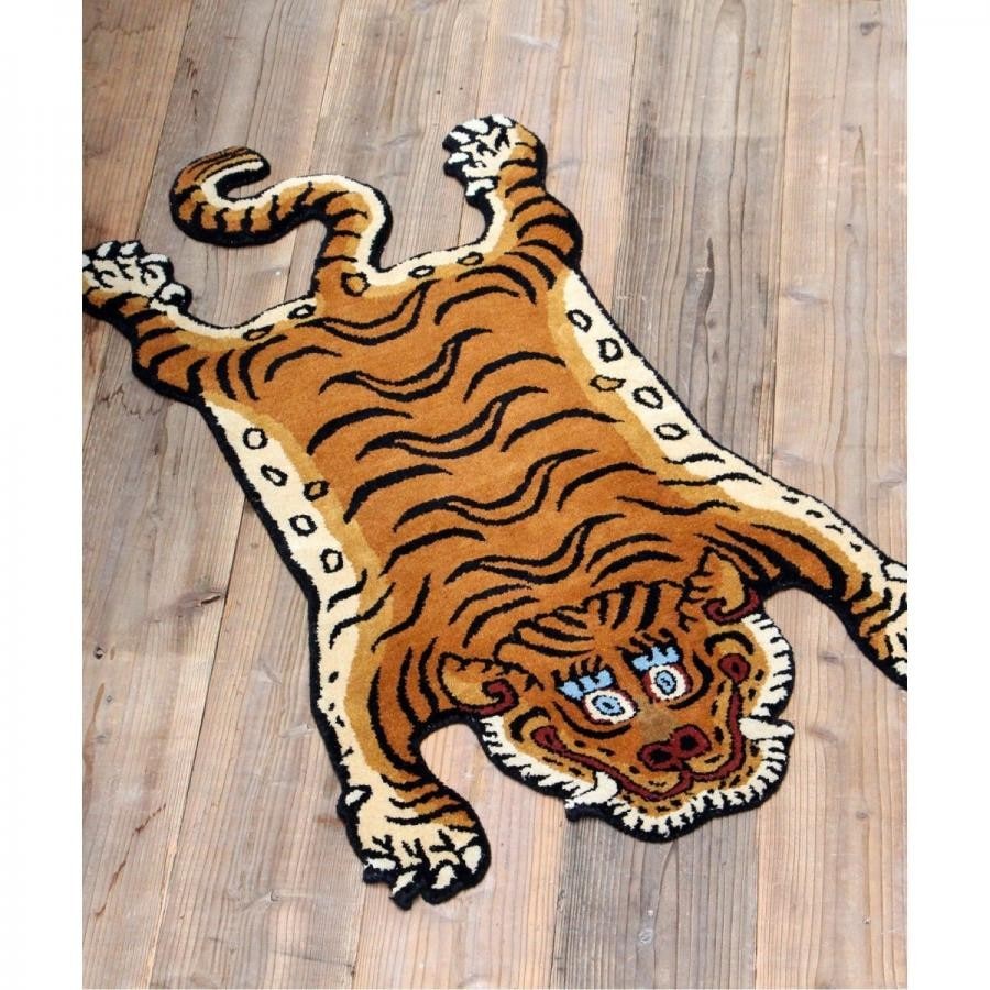 TIBETAN TIGER RUG L チベタンラグ 013