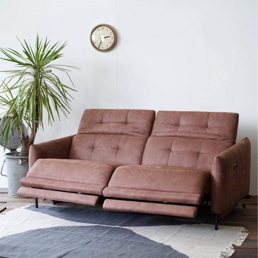 SHEFFIELD RECLINING SOFA ブラウン シェフィールド 電動ソファ