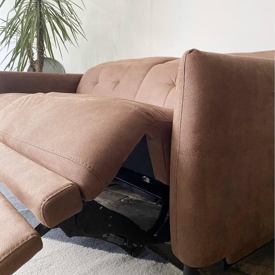 【再入荷】SHEFFIELD RECLINING SOFA ブラウン シェフィールド 電動ソファ 700