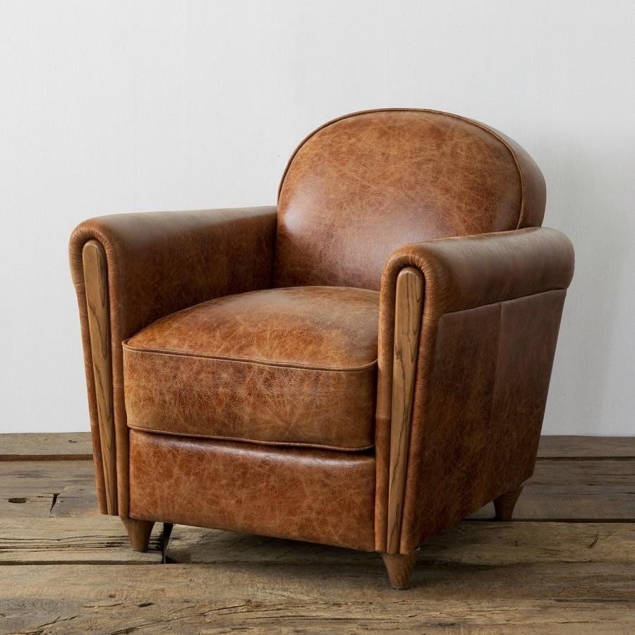 OAKS CLUB CHAIR (crack)  オークスクラブチェア  700