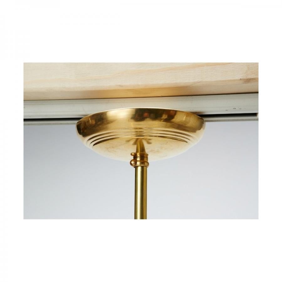 SOLID BRASS LAMP MEDIUM LONG 5ARM 017 SOLID