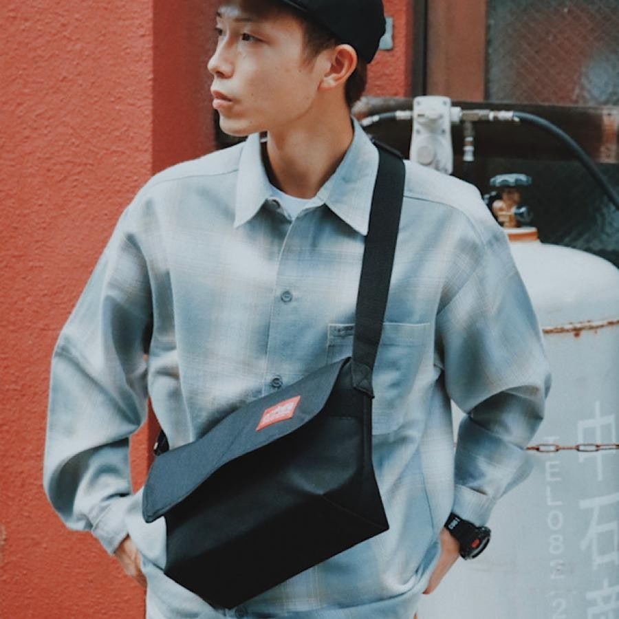 Casual Messenger Bag JRS(薄マチ) Black S