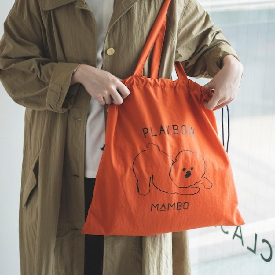 MAMBO PLAYBOW ナイロン巾着トート / DO Original 64  ｻｯｸｽ