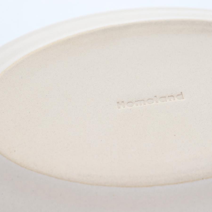 信楽オーバル24cm / Homeland 白