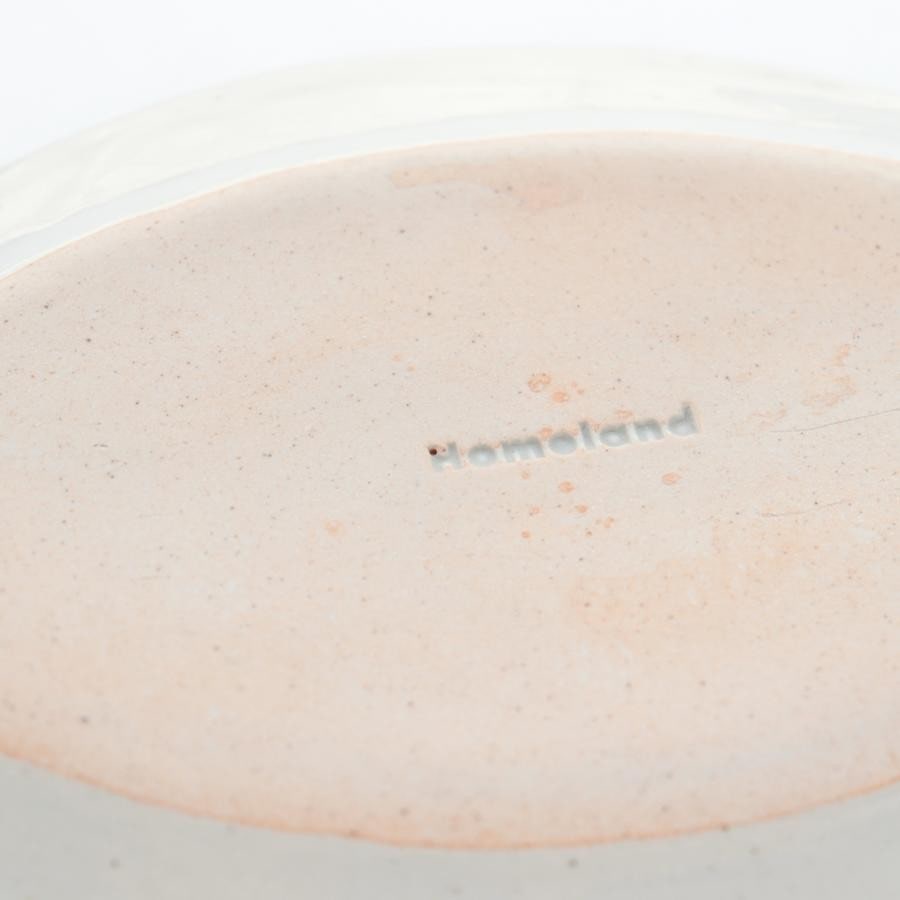 信楽オーバル24cm / Homeland 白