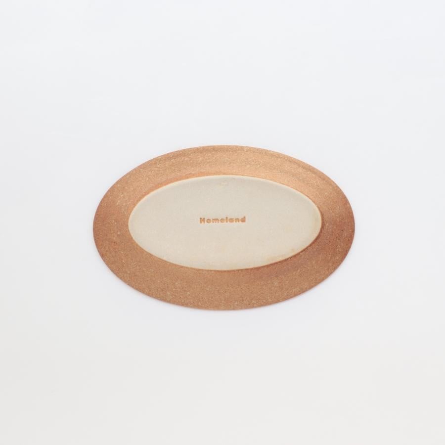 信楽オーバル20cm / Homeland 斑点