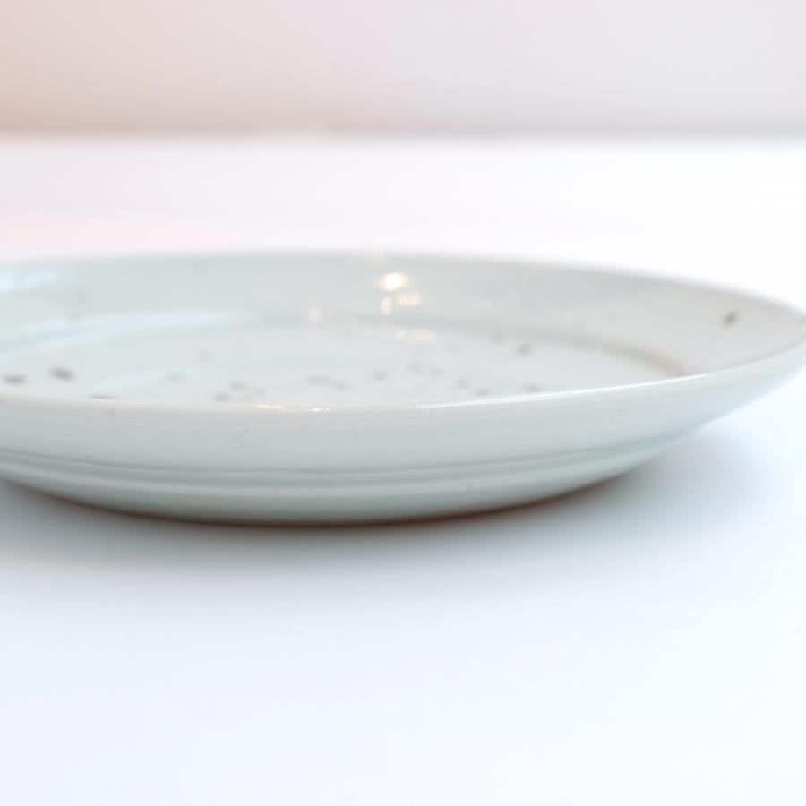 信楽丸皿21.5cm / Homeland 緋色