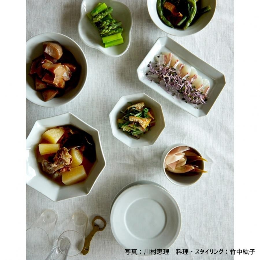 白磁 5寸反鉢 / 九谷青窯