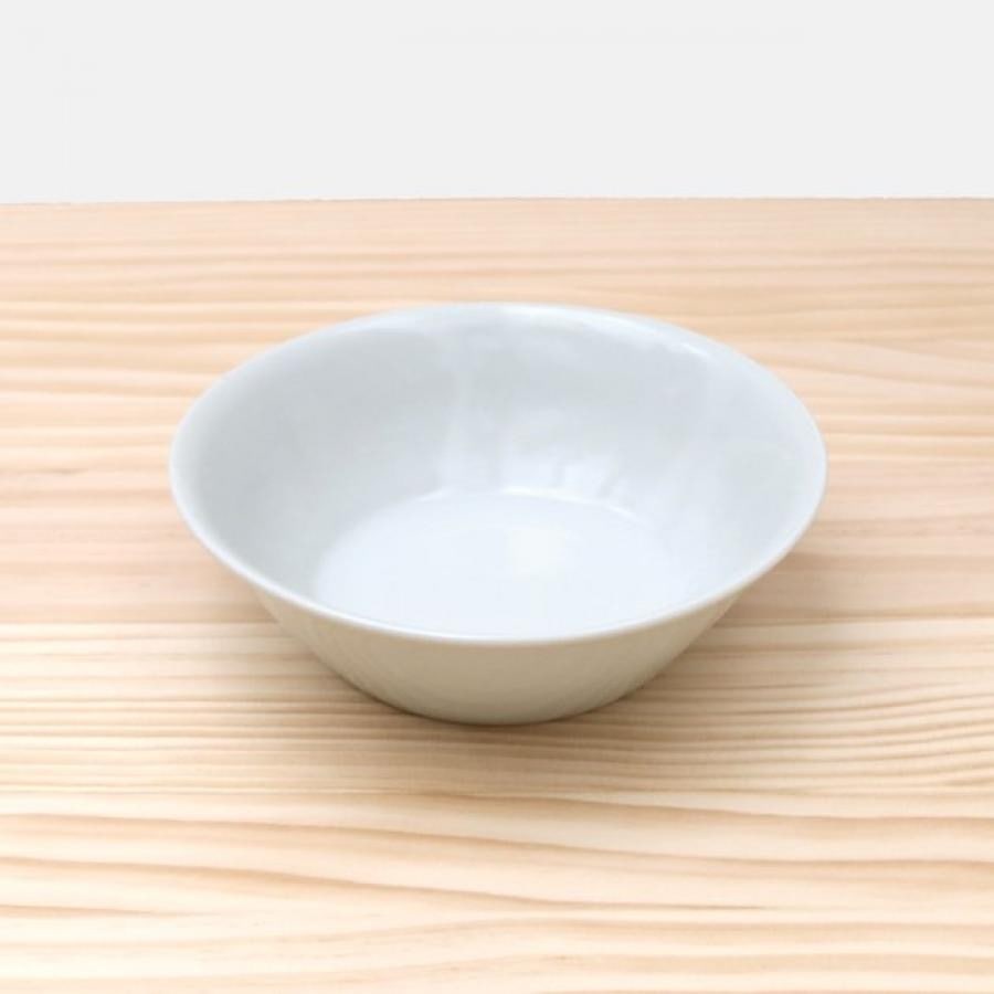 白磁 5.5寸鉢 / 九谷青窯