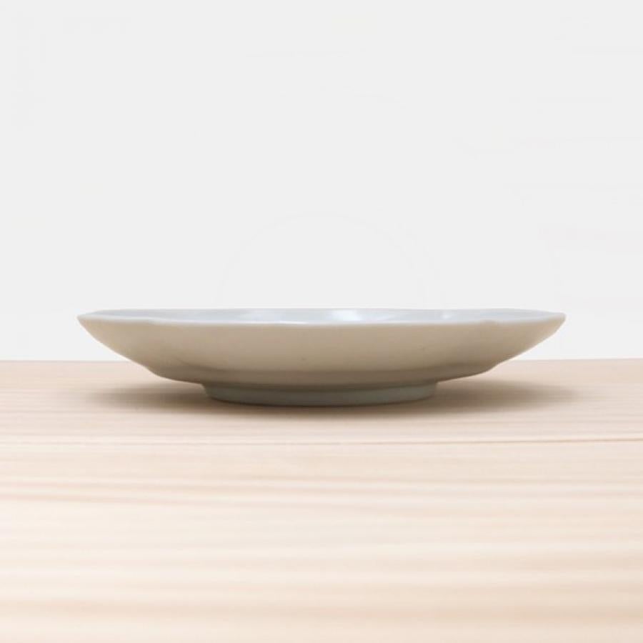 白磁 木瓜皿 大 / 九谷青窯