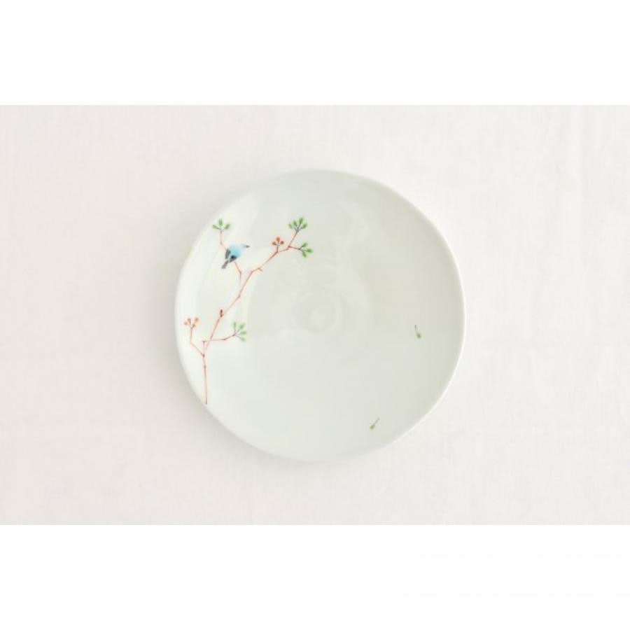 お皿5寸 鳥 / M.Pots