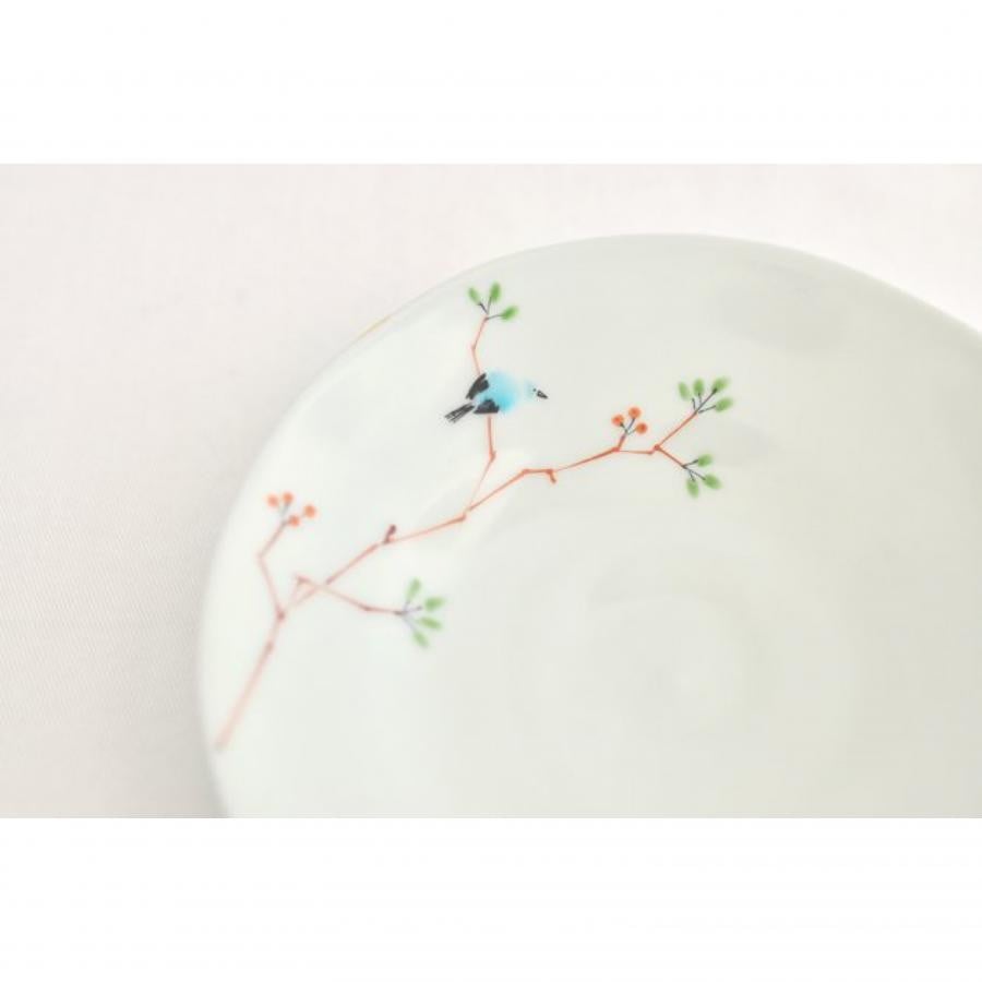 お皿5寸 鳥 / M.Pots