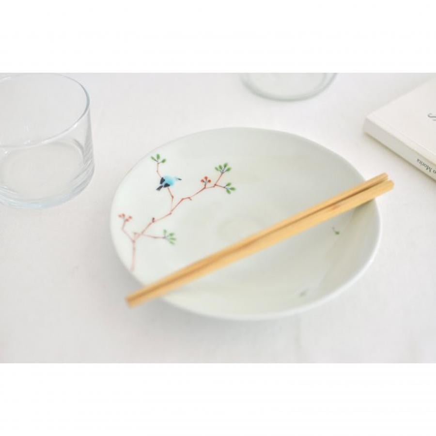 お皿5寸 鳥 / M.Pots