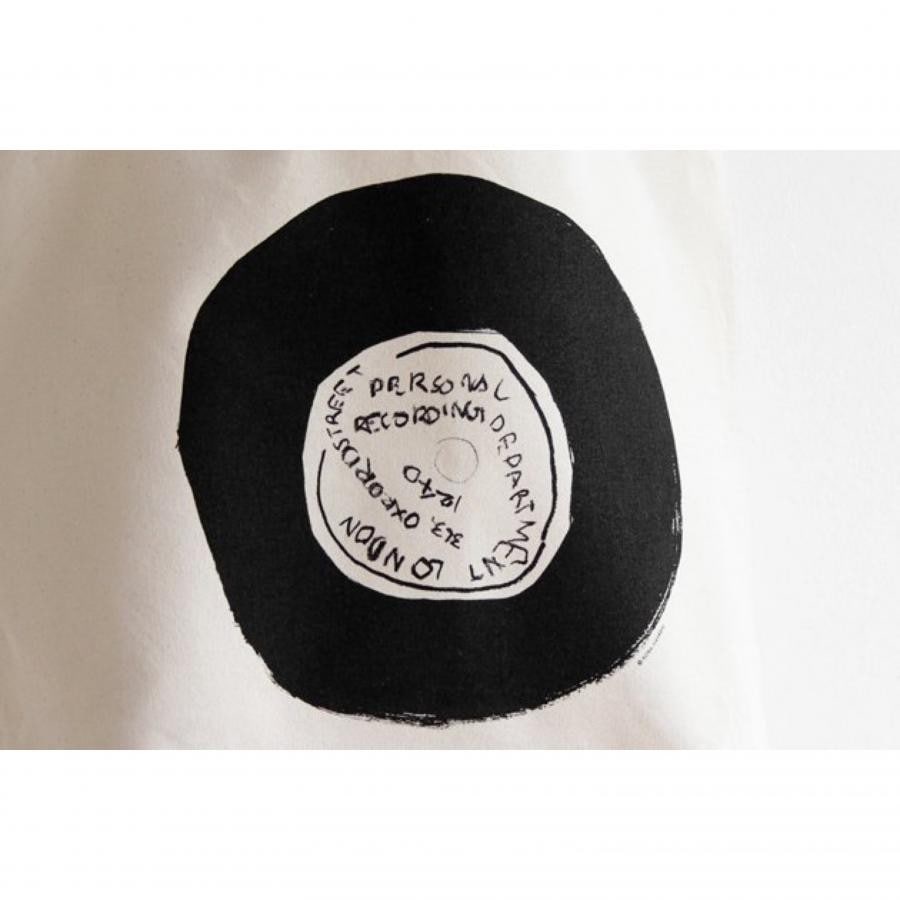 林 青那 個展「OBJET」 レコードトート / DO Original 24 クリーム