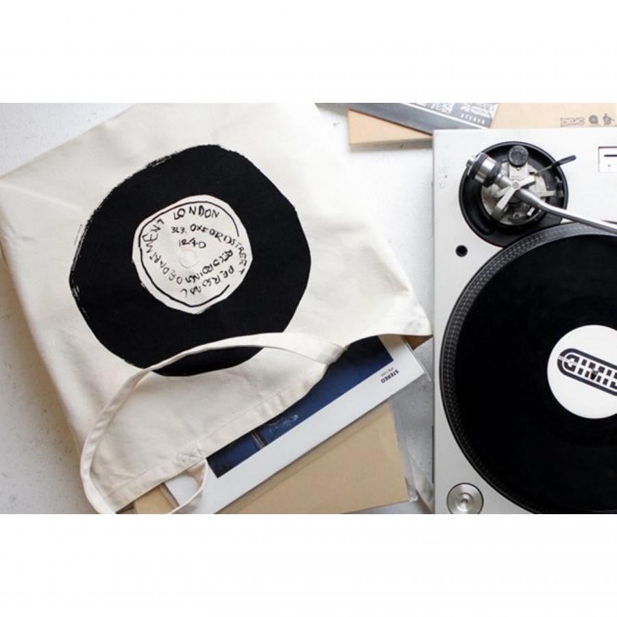 林 青那 個展「OBJET」 レコードトート / DO Original 24 クリーム