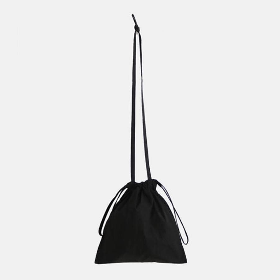 Drawstring bag with strap ブラック / formuniform 49 ブラック