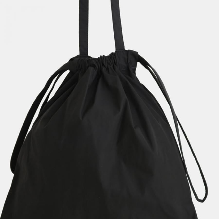 Drawstring bag with strap ブラック / formuniform 49 ブラック