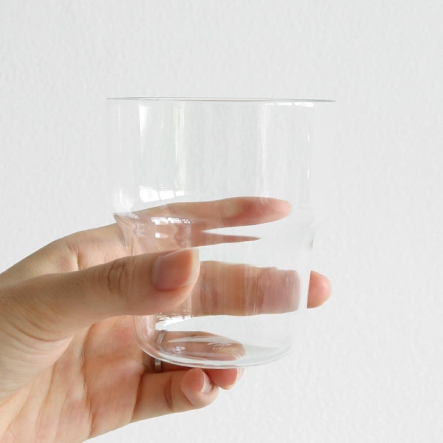 Heat-resistant Glass Cup 250ml (Curved) / TG glass