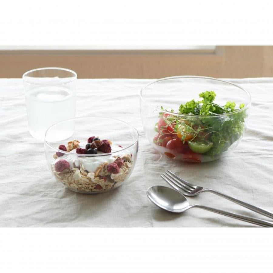 Heatresistant Ice cream & dessert Bowl / TG glass｜ CLASKA Gallery