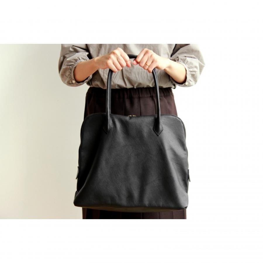 Silva Tote Bag Leather noir / THE FACTORY + DO｜ CLASKA Gallery 