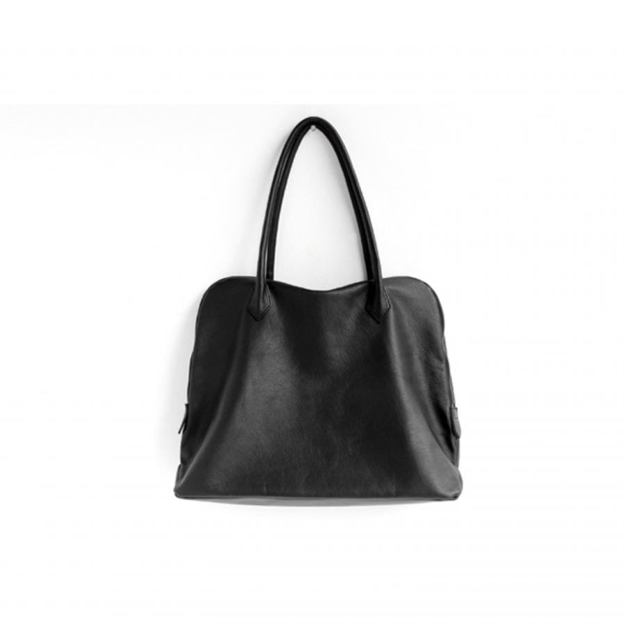 Silva Tote Bag Leather noir / THE FACTORY + DO｜ CLASKA Gallery