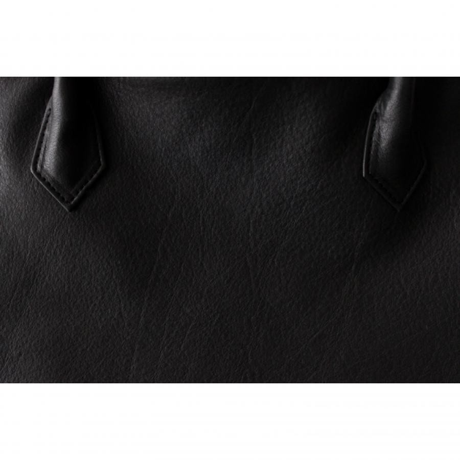 Silva Tote Bag Leather noir / THE FACTORY + DO