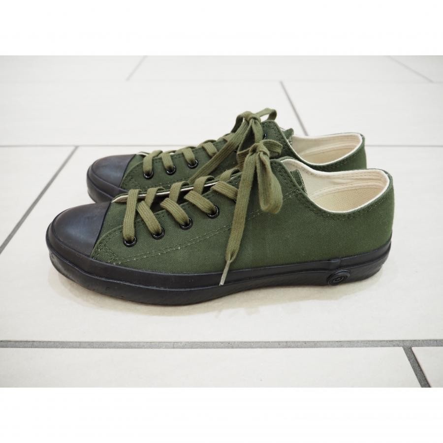 SHOES LIKE POTTERY / VULCANIZED CLOTH OLIVE / MOONSTAR(23 OLIVE)｜ クラスカ