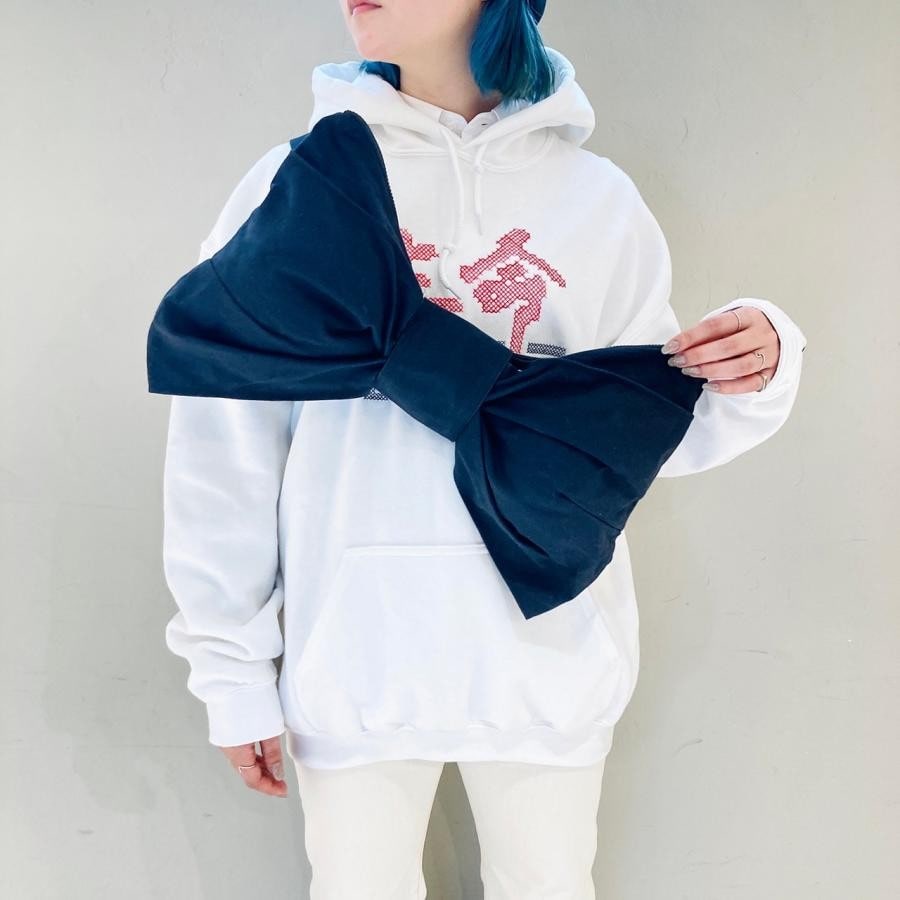 期間限定【 WHOWHAT 】リボンバッグ （キャンバス生地) レッド F