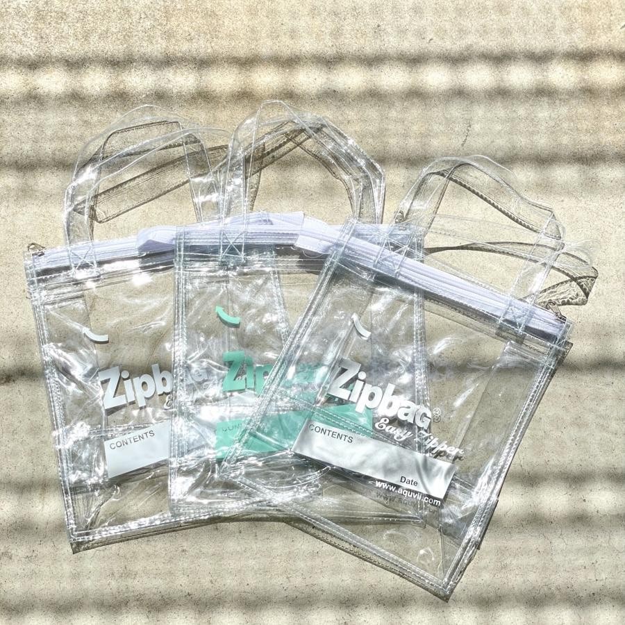 【Aquvii】ZIP BAG  (WHITE) WHITE F