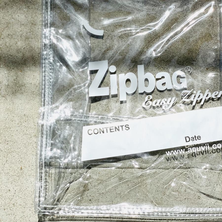 【Aquvii】ZIP BAG  (WHITE) WHITE F