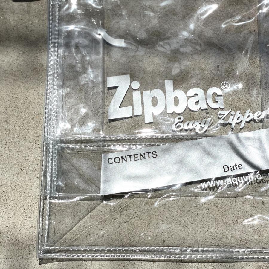 【Aquvii】ZIP BAG  (WHITE) WHITE F