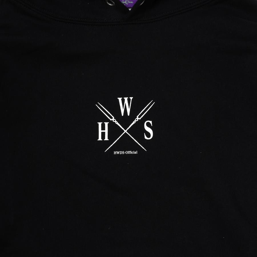 Back Logo Hoodie by HWDS (BLACK)