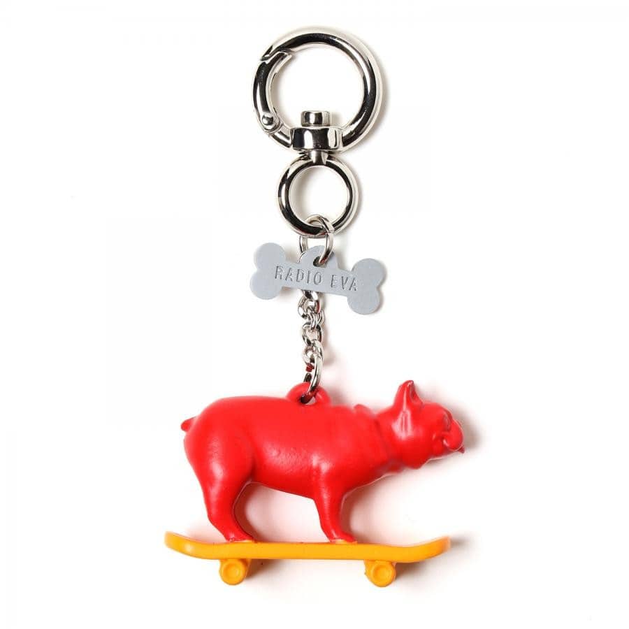 スケボー BUHI キーホルダー by Bull.tokyo (RED(EVA-02))(ONE SIZE