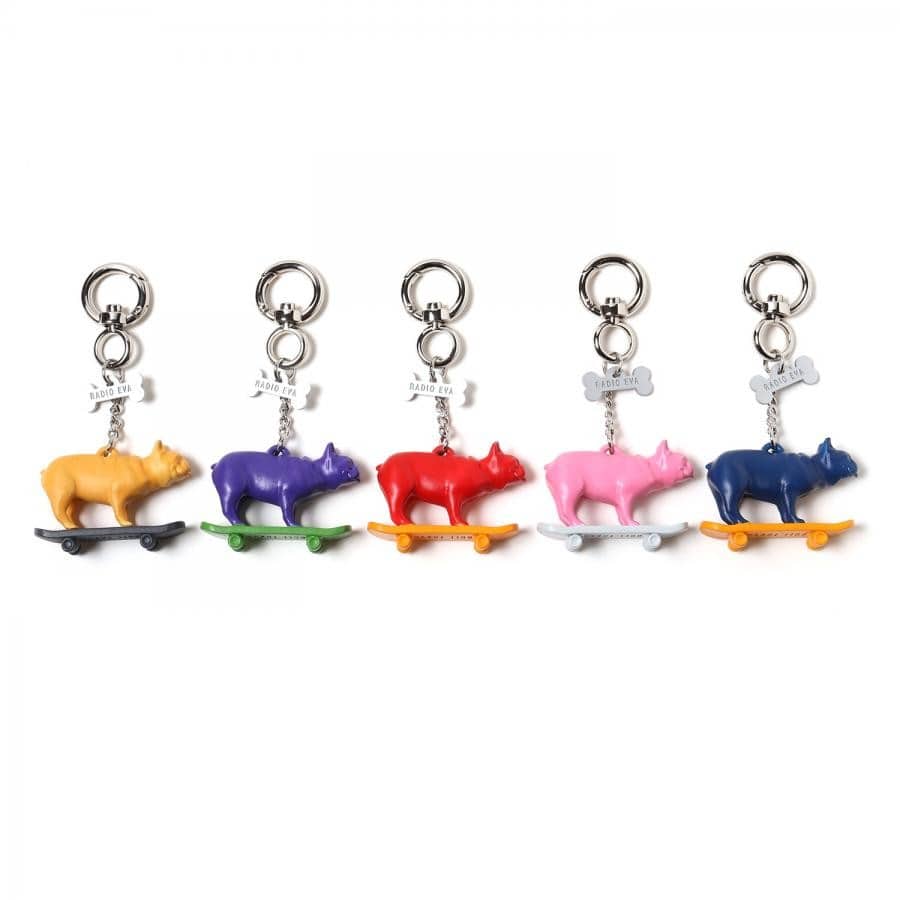 スケボー BUHI キーホルダー by Bull.tokyo (RED(EVA-02))(ONE SIZE
