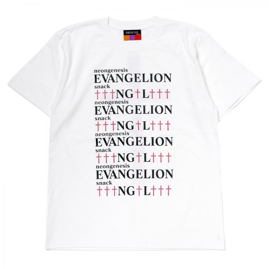 EVANGELION T-Shirt by SNACK NGL (WHITE) WHITE XL