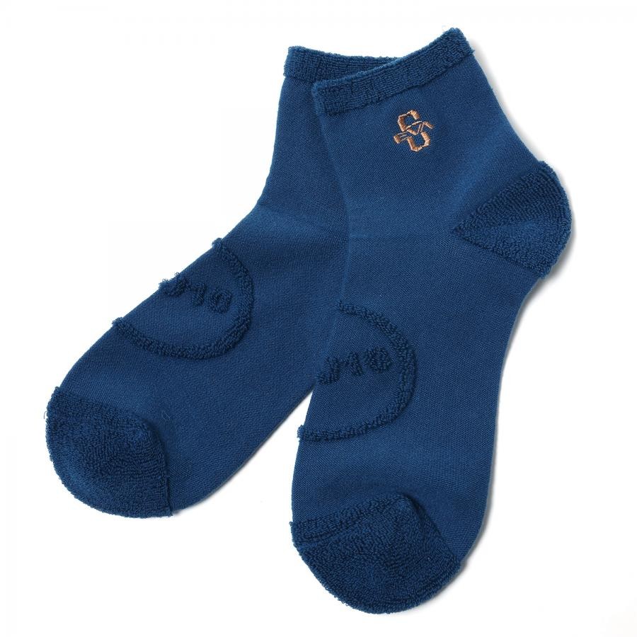 pile socks by 01u10 (NAVY(Mark.06)) BLUE（Mark.06） FREE(24-26ｃｍ)