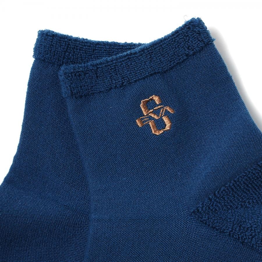 pile socks by 01u10 (NAVY(Mark.06)) BLUE（Mark.06） FREE(24-26ｃｍ)