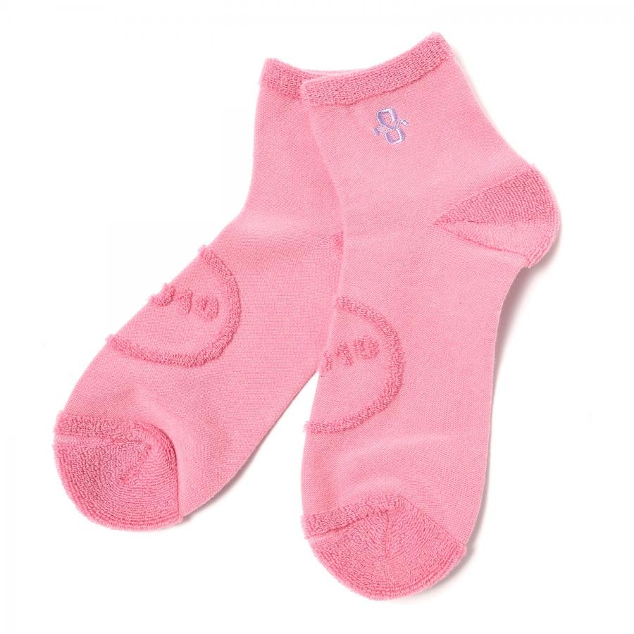 pile socks by 01u10 (PINK(8号機)) PINK（8号機） FREE(24-26ｃｍ)
