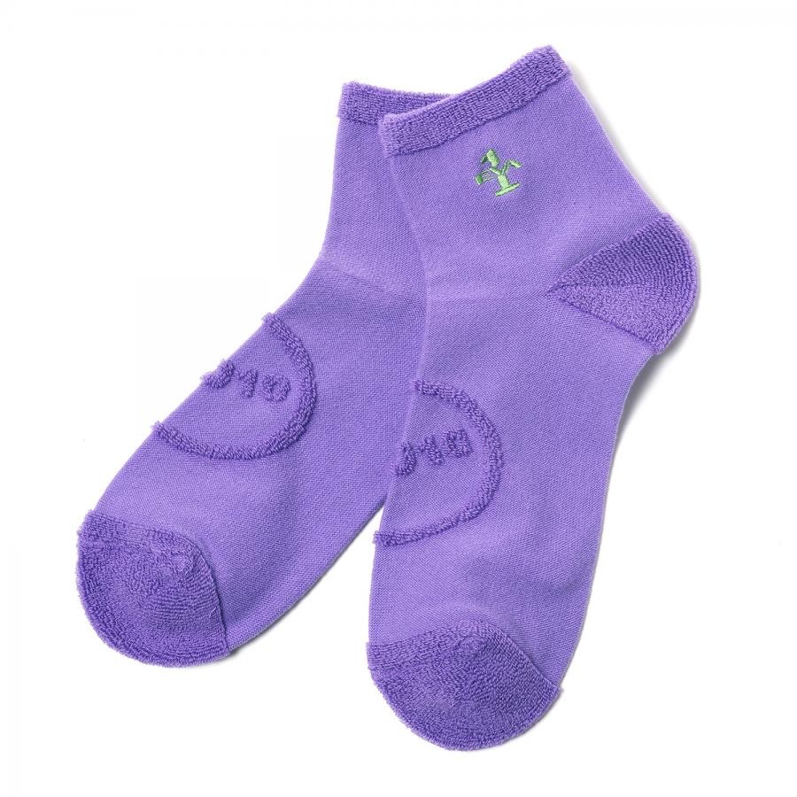 pile socks by 01u10 (PURPLE(初号機)) PURPLE（初号機） FREE(24-26ｃｍ)