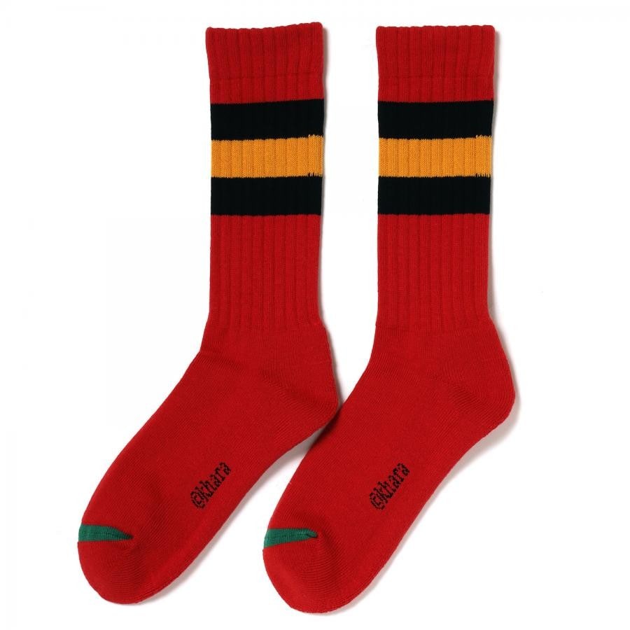 NEW SKATER SOCKS by ching&co. (RED(アスカ))