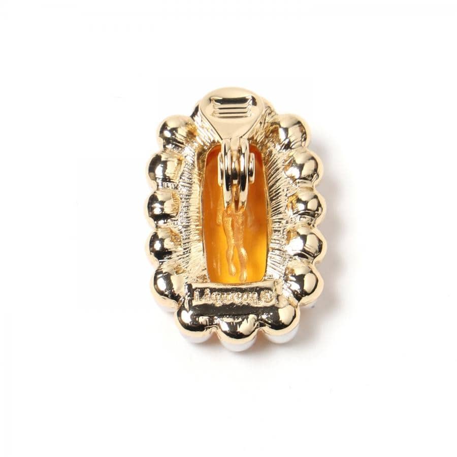 L.C.L. Earrings by Liquem ORANGE（綾波レイ） ONE SIZE　(27?18mm）