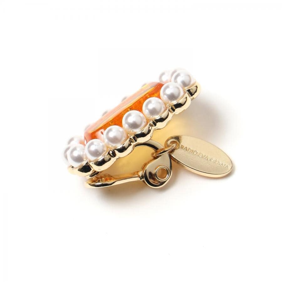 L.C.L. Earrings by Liquem ORANGE（綾波レイ） ONE SIZE　(27?18mm）