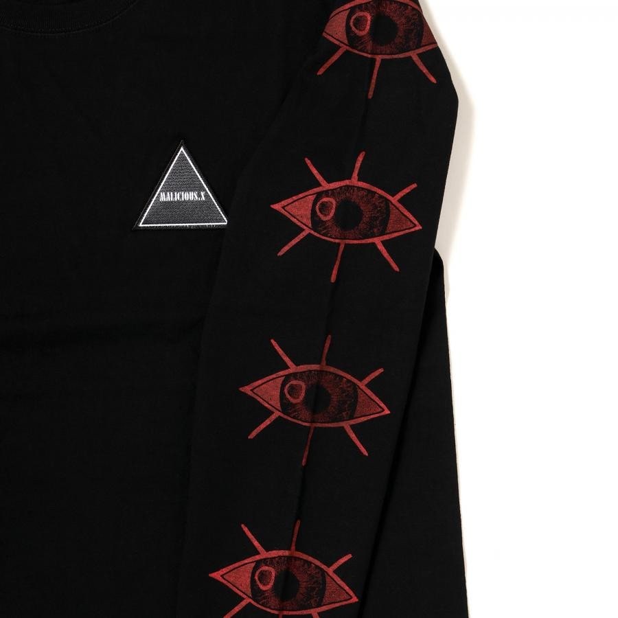Long sleeve T shirt（第8の使徒）by MALICIOUS.X (BLACK×WHITE) BLACK×WHITE ONE SIZE