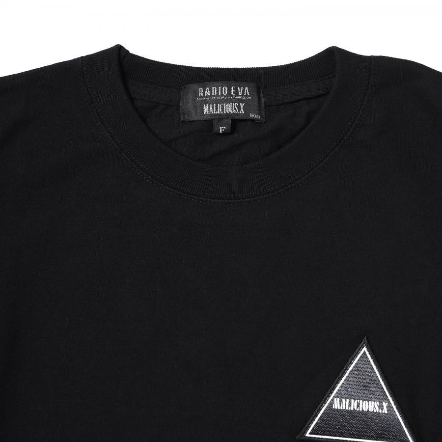 Long sleeve T shirt（第8の使徒）by MALICIOUS.X (BLACK×RED) BLACK×RED ONE SIZE