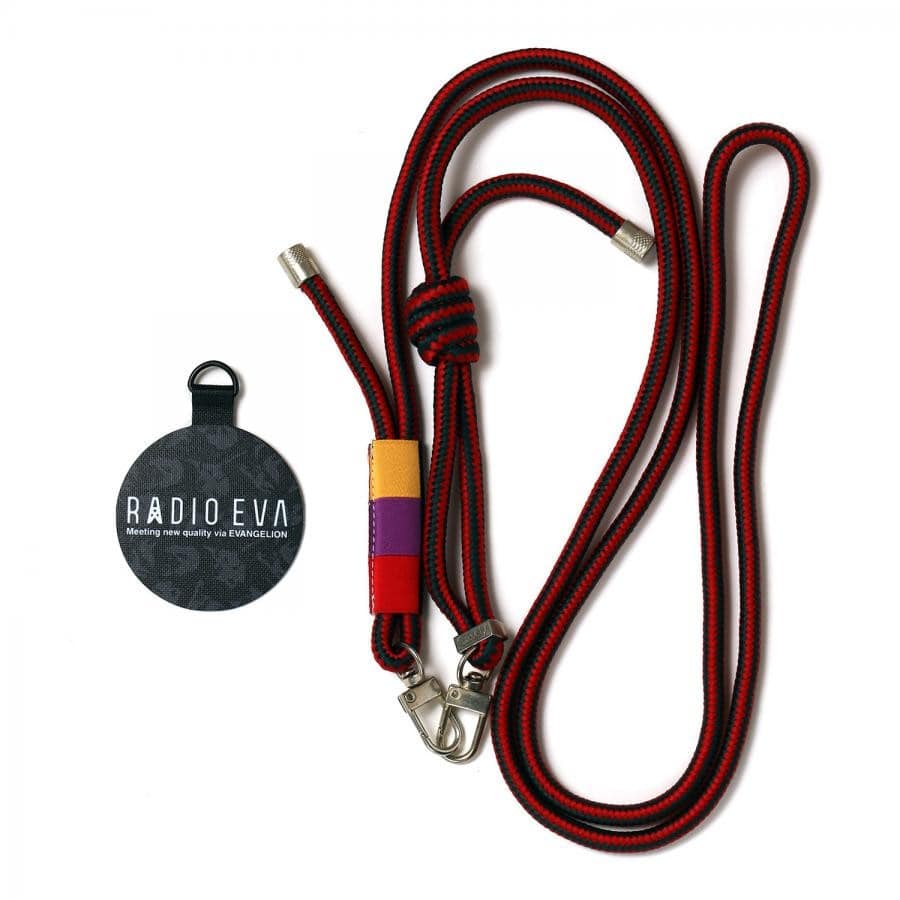 RADIO EVA MOBILE TAG&STRAP (RED)【受注生産商品（ご注文から40～60日でお届け予定）】 RED FREE