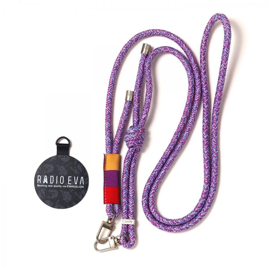 RADIO EVA MOBILE TAG&STRAP (PURPLE)【受注生産商品（ご注文から40～60日でお届け予定）】 PURPLE FREE