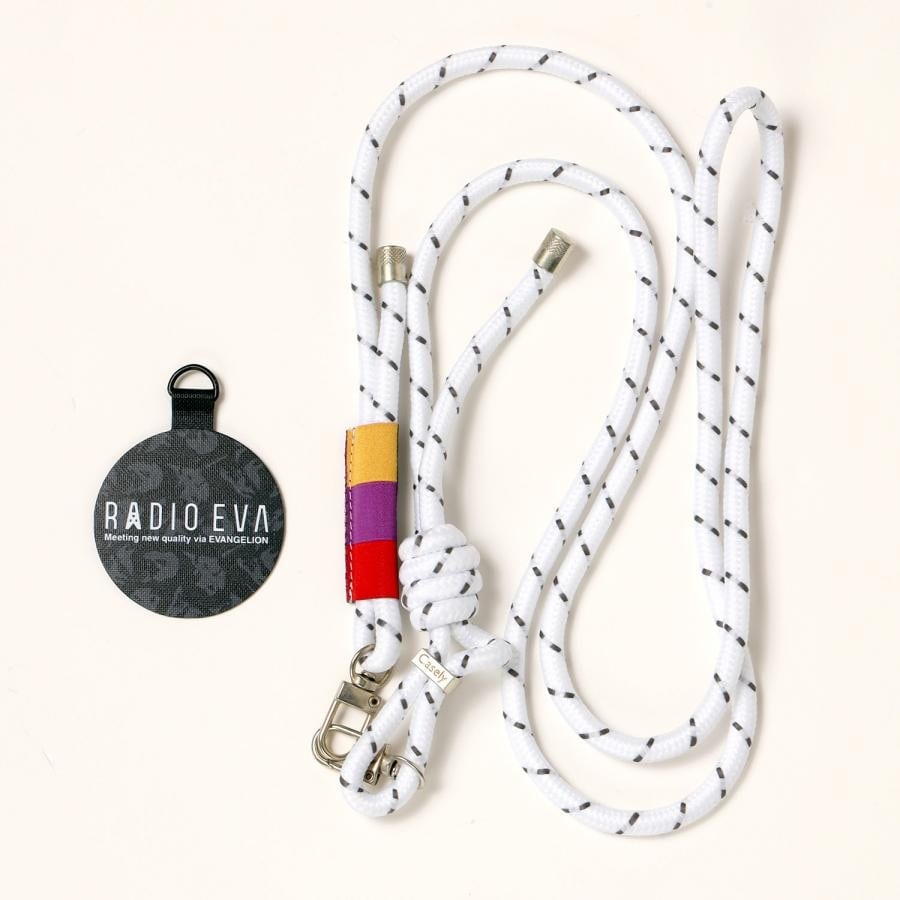 RADIO EVA MOBILE TAG&STRAP (WHITE)【受注生産商品（ご注文から40～60日でお届け予定）】 WHITE FREE